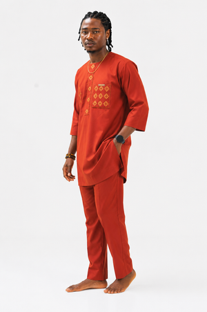 nigerian kaftan two piece menswear