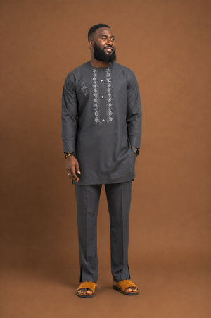 Senator wears grey