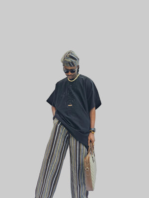Luxury African menswear Balogun Aso Oke Set designed in London