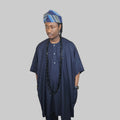 Luxury Two-Piece Danshiki with swarovski- Blue
