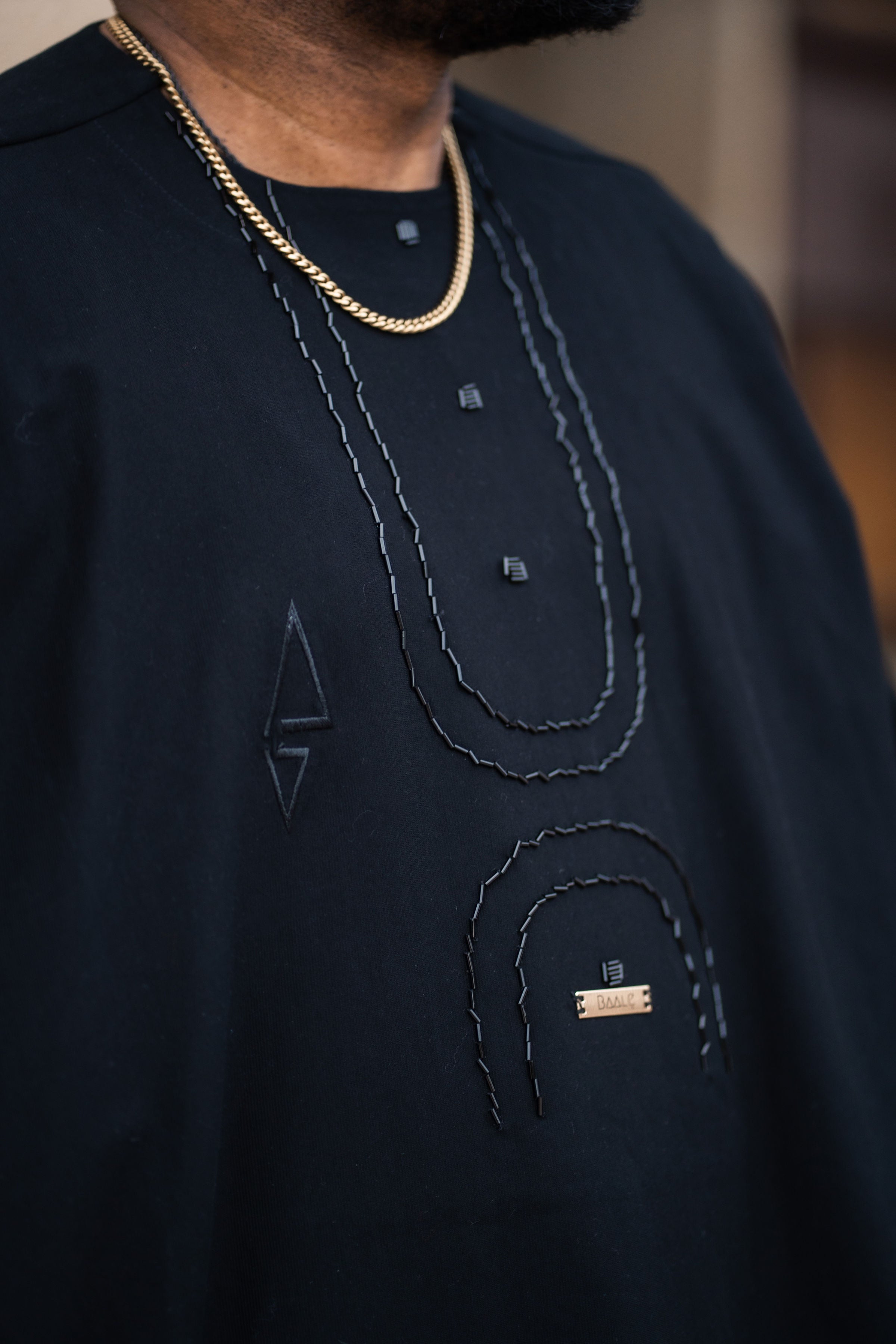 Mens black danshiki